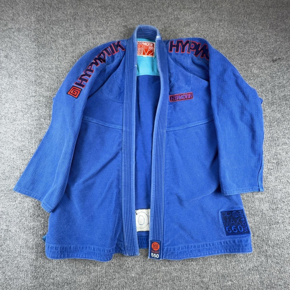 Hypnotik Promax 550 V2 Jiu Jitsu Gi Jacket Mens XL Blue BJJ Top Kimono